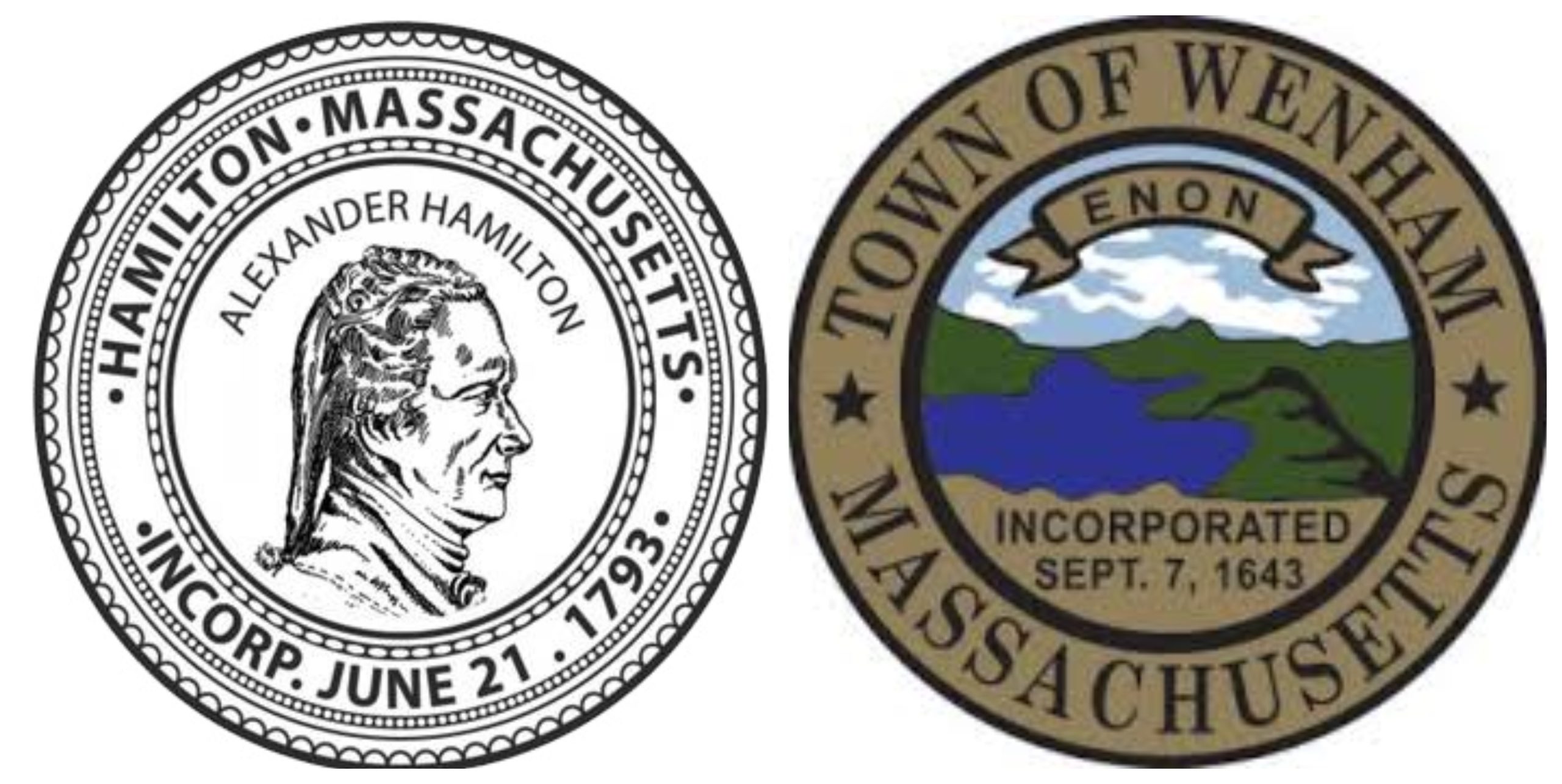 HW logos Wenham Police Department