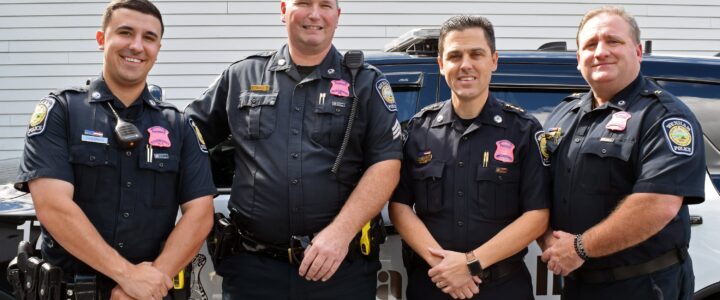 Wenham Police Department Unveils Pink Badges in Recognition of Breast Cancer Awareness Month