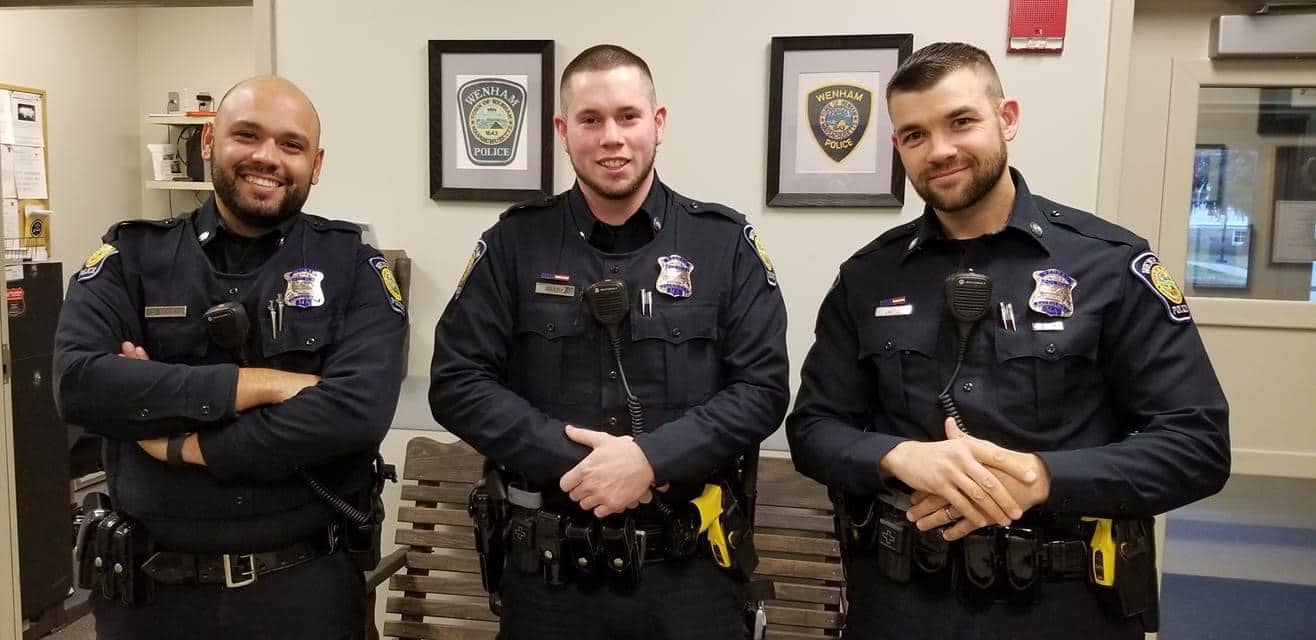 Wenham Police Officers Wearing Beards All Winter in Honor of Sergeant’s Late Brother Wenham