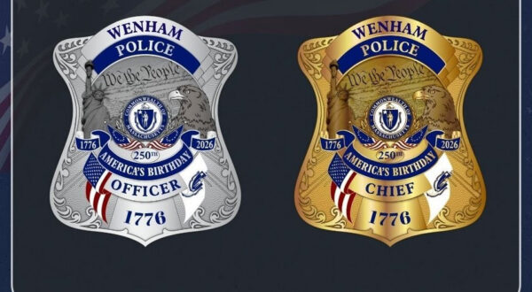 Wenham Police Department Commemorates America’s 250th Anniversary With New Badges