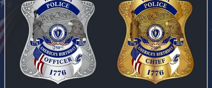Wenham Police Department Commemorates America’s 250th Anniversary With New Badges